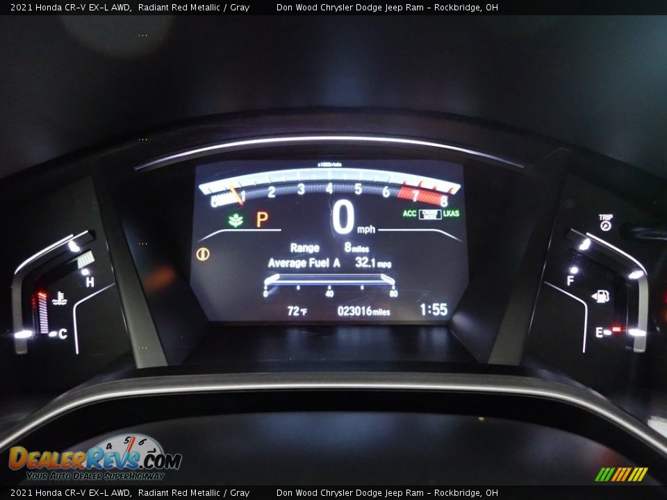 2021 Honda CR-V EX-L AWD Radiant Red Metallic / Gray Photo #2