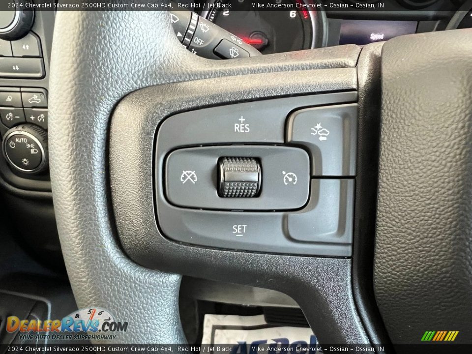 2024 Chevrolet Silverado 2500HD Custom Crew Cab 4x4 Steering Wheel Photo #18
