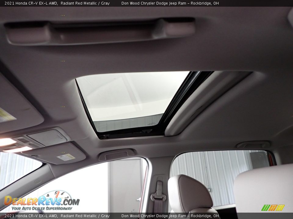 2021 Honda CR-V EX-L AWD Radiant Red Metallic / Gray Photo #4