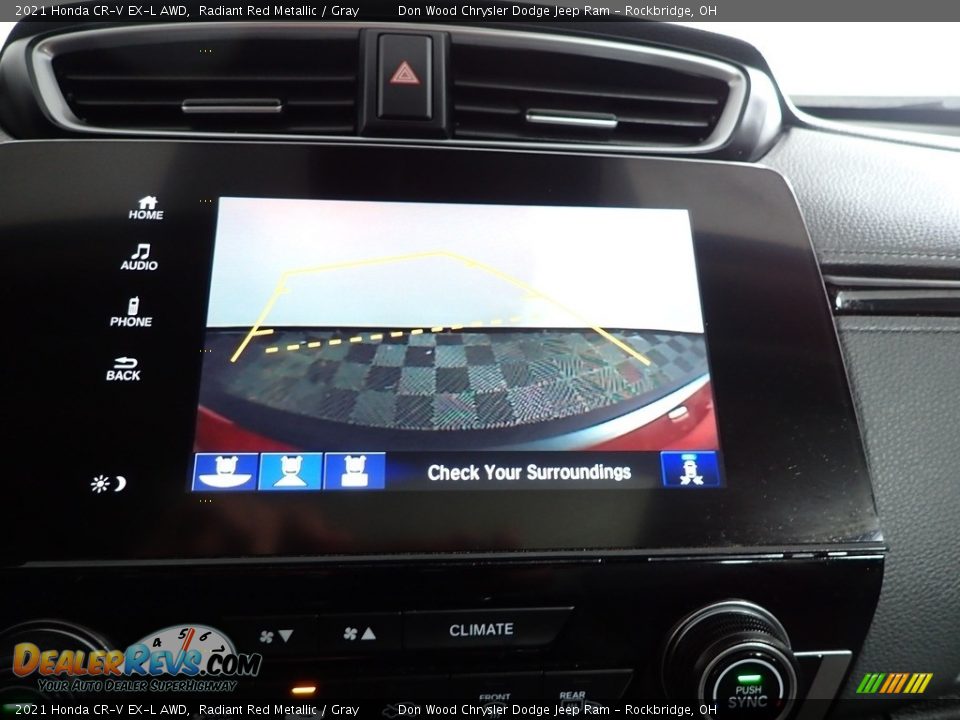 2021 Honda CR-V EX-L AWD Radiant Red Metallic / Gray Photo #5
