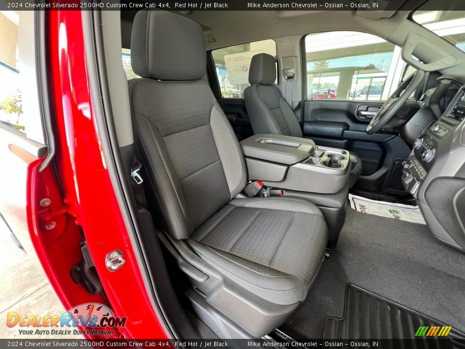 Front Seat of 2024 Chevrolet Silverado 2500HD Custom Crew Cab 4x4 Photo #23