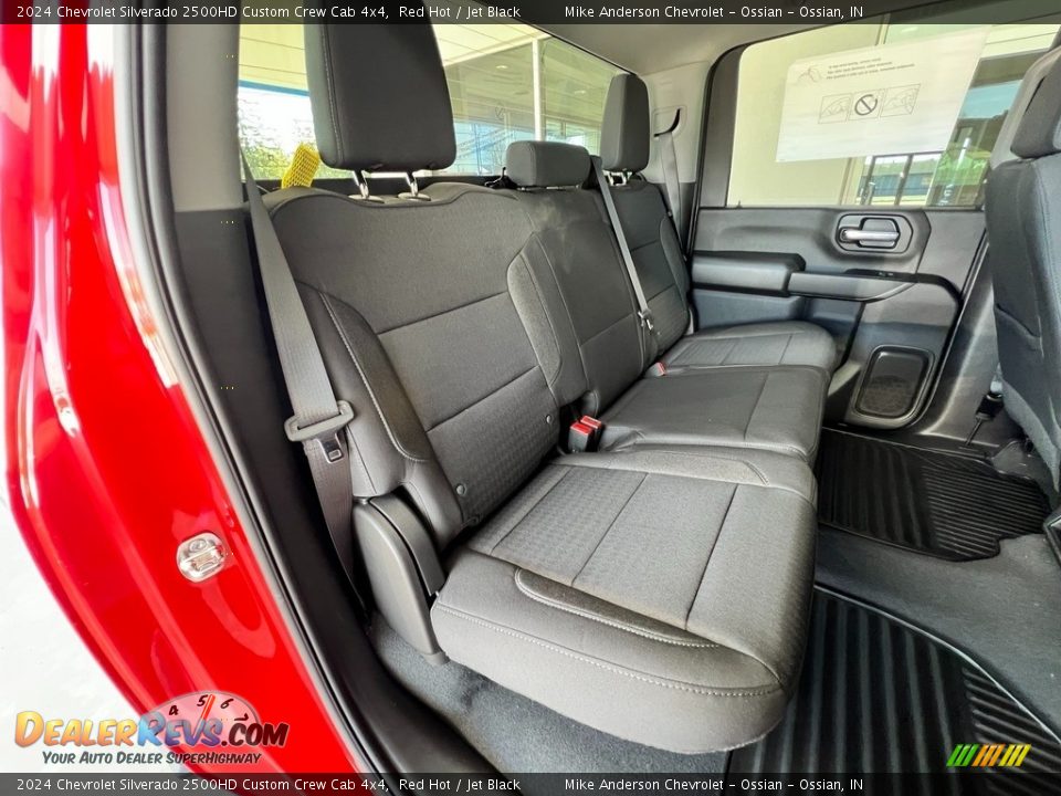 Rear Seat of 2024 Chevrolet Silverado 2500HD Custom Crew Cab 4x4 Photo #24
