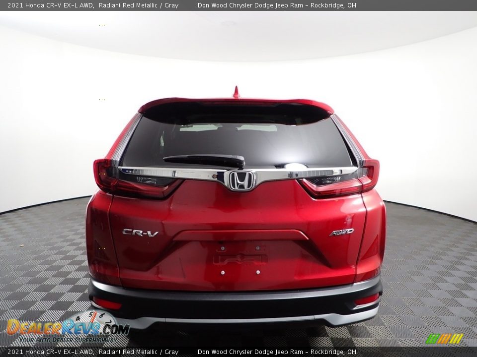 2021 Honda CR-V EX-L AWD Radiant Red Metallic / Gray Photo #9
