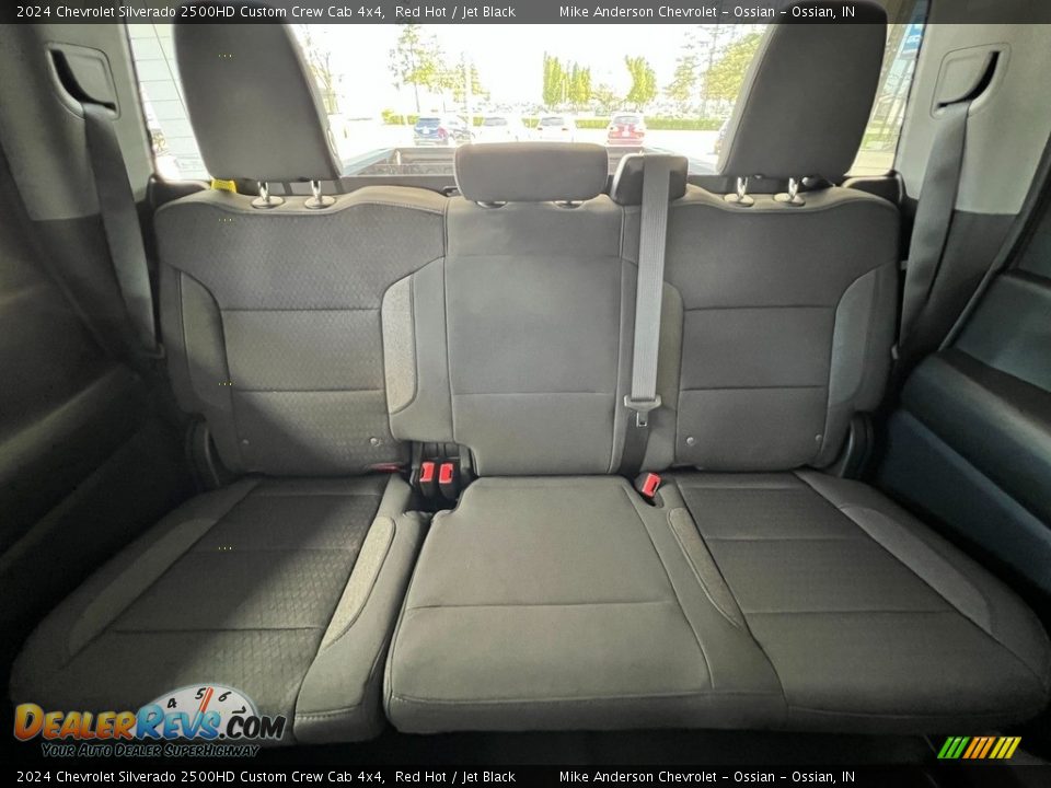 2024 Chevrolet Silverado 2500HD Custom Crew Cab 4x4 Red Hot / Jet Black Photo #25