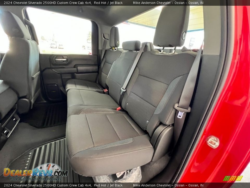Rear Seat of 2024 Chevrolet Silverado 2500HD Custom Crew Cab 4x4 Photo #26
