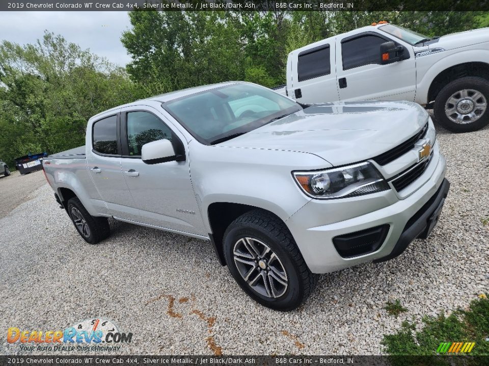 2019 Chevrolet Colorado WT Crew Cab 4x4 Silver Ice Metallic / Jet Black/Dark Ash Photo #2