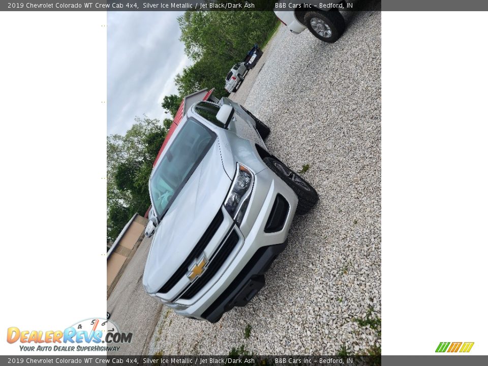 2019 Chevrolet Colorado WT Crew Cab 4x4 Silver Ice Metallic / Jet Black/Dark Ash Photo #3