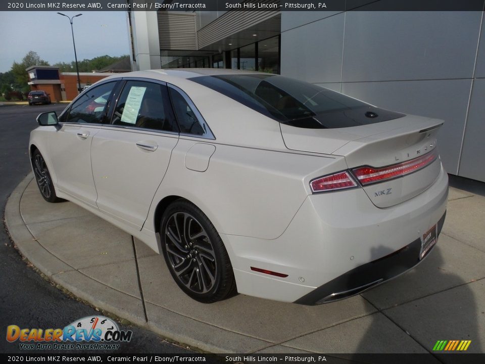 2020 Lincoln MKZ Reserve AWD Ceramic Pearl / Ebony/Terracotta Photo #3