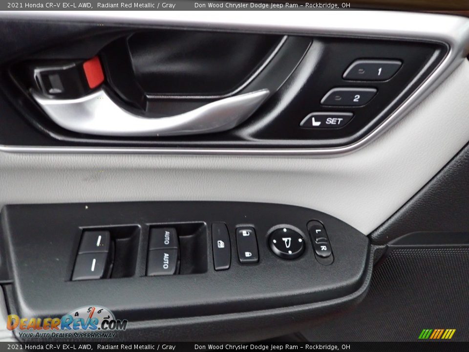 2021 Honda CR-V EX-L AWD Radiant Red Metallic / Gray Photo #14