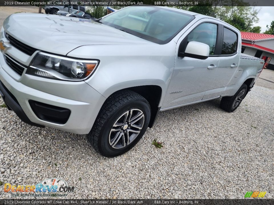 2019 Chevrolet Colorado WT Crew Cab 4x4 Silver Ice Metallic / Jet Black/Dark Ash Photo #4