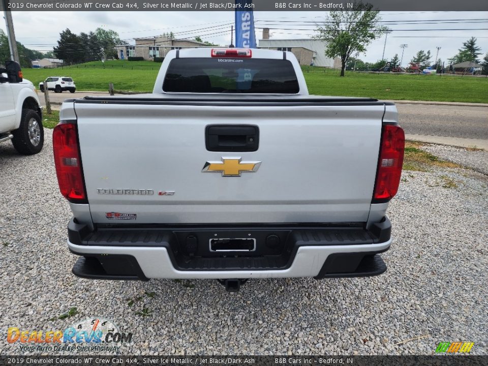 2019 Chevrolet Colorado WT Crew Cab 4x4 Silver Ice Metallic / Jet Black/Dark Ash Photo #6