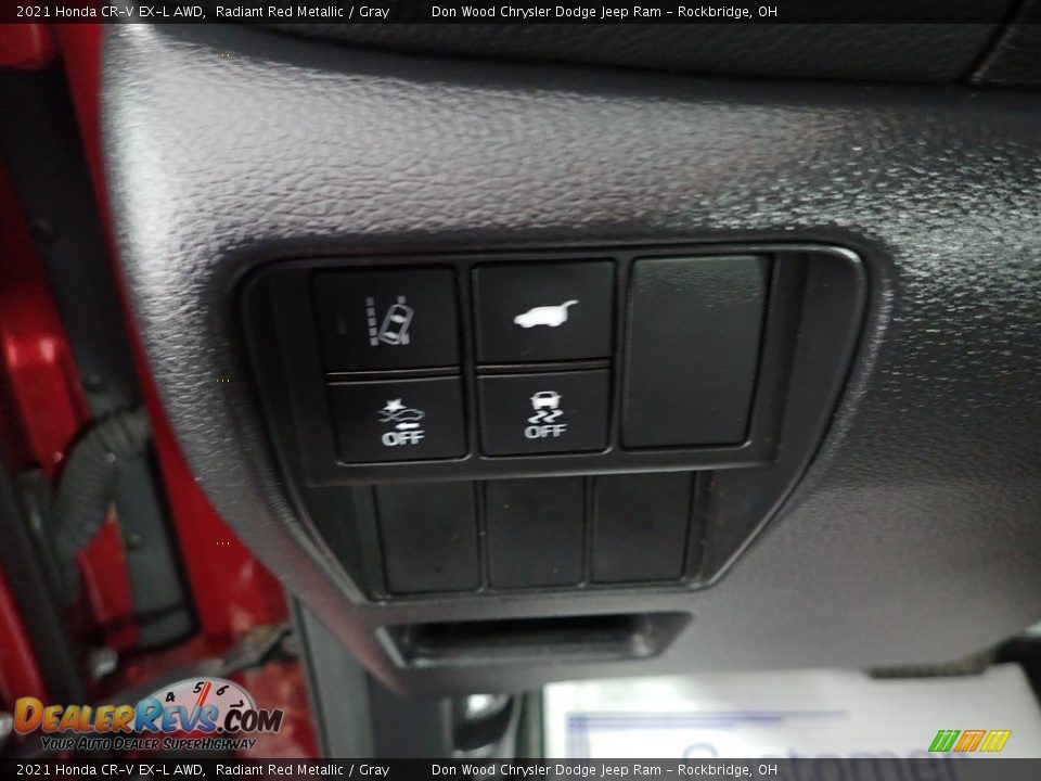 2021 Honda CR-V EX-L AWD Radiant Red Metallic / Gray Photo #17