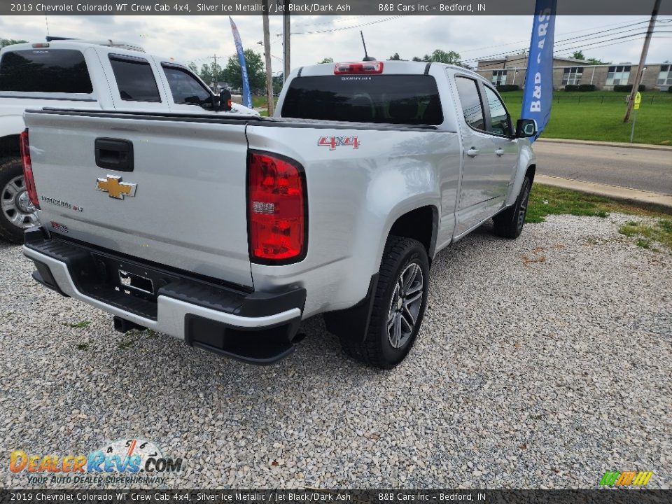 2019 Chevrolet Colorado WT Crew Cab 4x4 Silver Ice Metallic / Jet Black/Dark Ash Photo #7