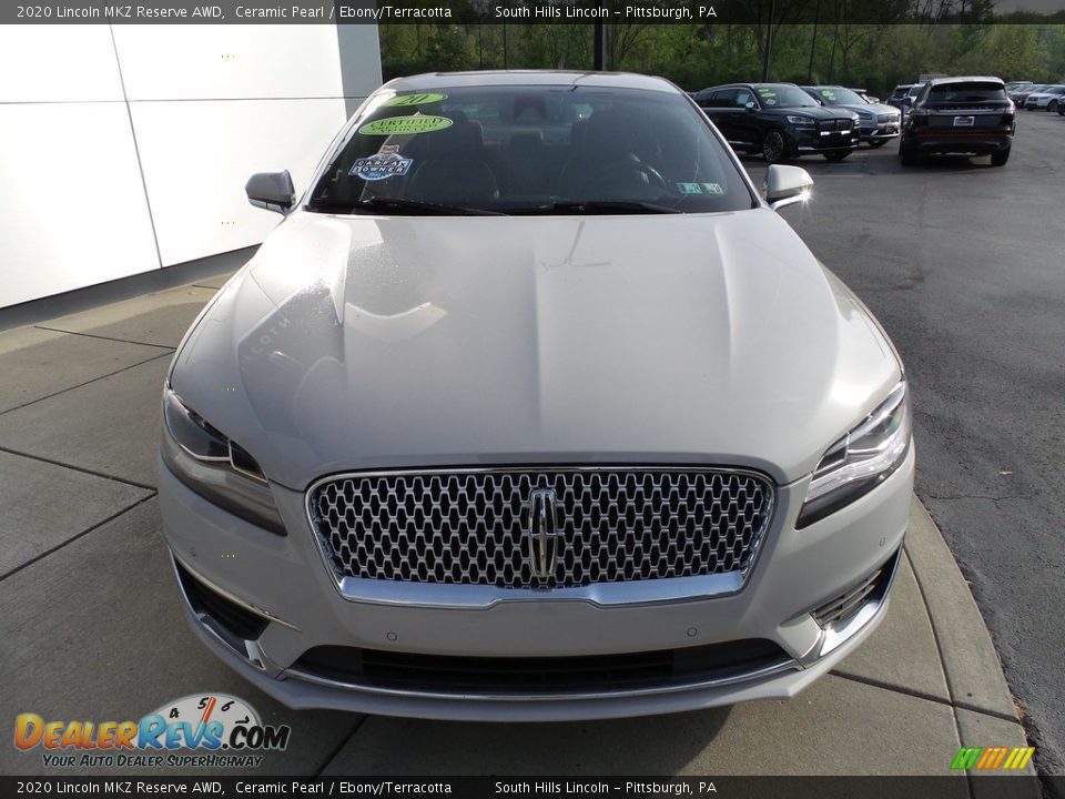 2020 Lincoln MKZ Reserve AWD Ceramic Pearl / Ebony/Terracotta Photo #9