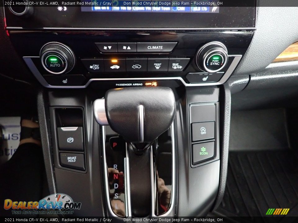 2021 Honda CR-V EX-L AWD Radiant Red Metallic / Gray Photo #20