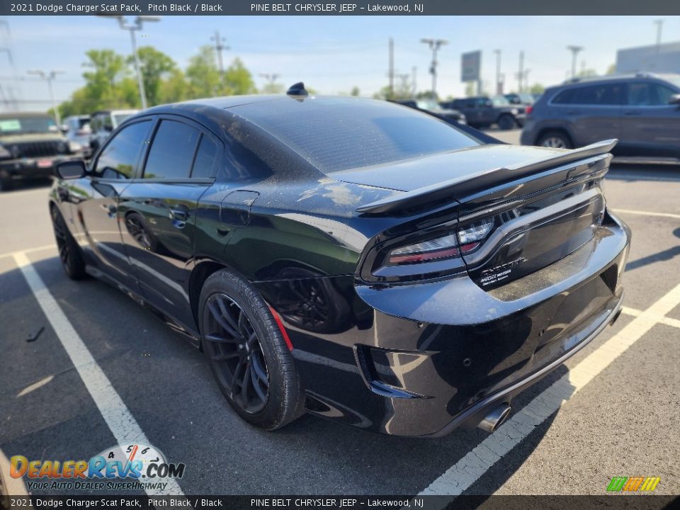 2021 Dodge Charger Scat Pack Pitch Black / Black Photo #4