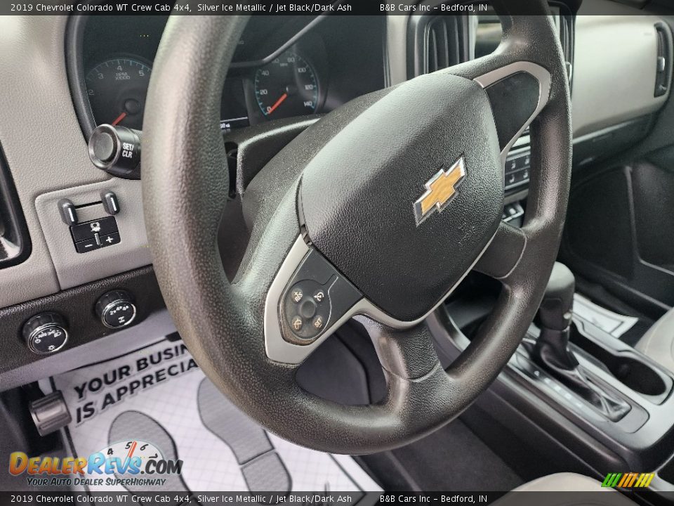 2019 Chevrolet Colorado WT Crew Cab 4x4 Silver Ice Metallic / Jet Black/Dark Ash Photo #10