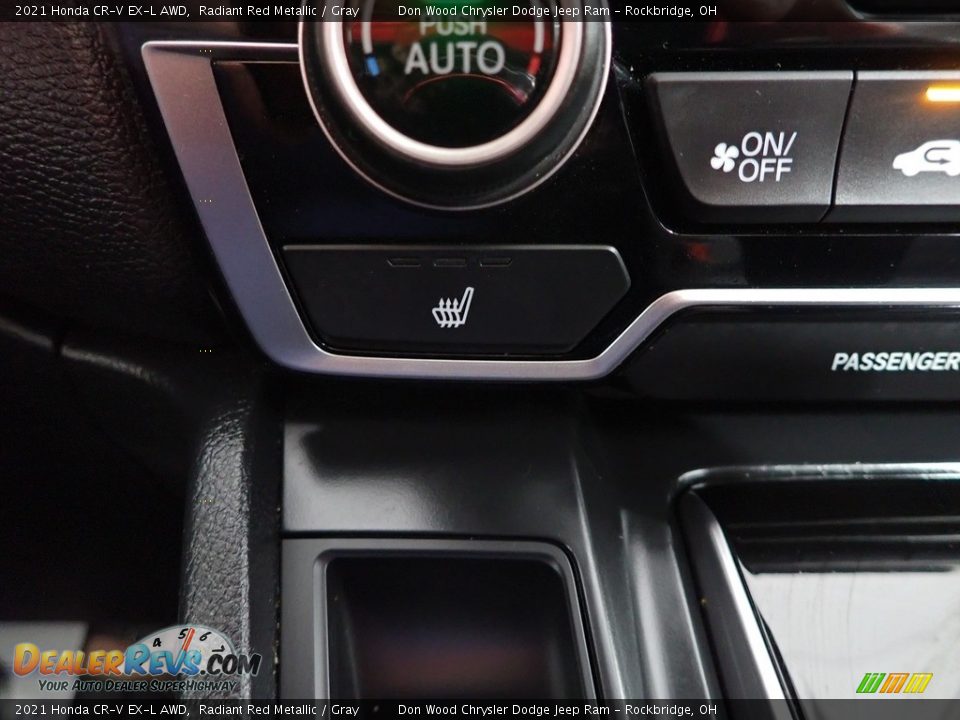 2021 Honda CR-V EX-L AWD Radiant Red Metallic / Gray Photo #21