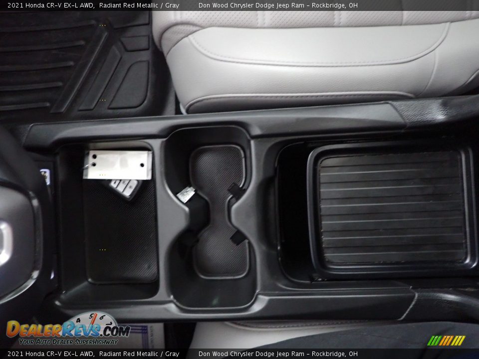 2021 Honda CR-V EX-L AWD Radiant Red Metallic / Gray Photo #22