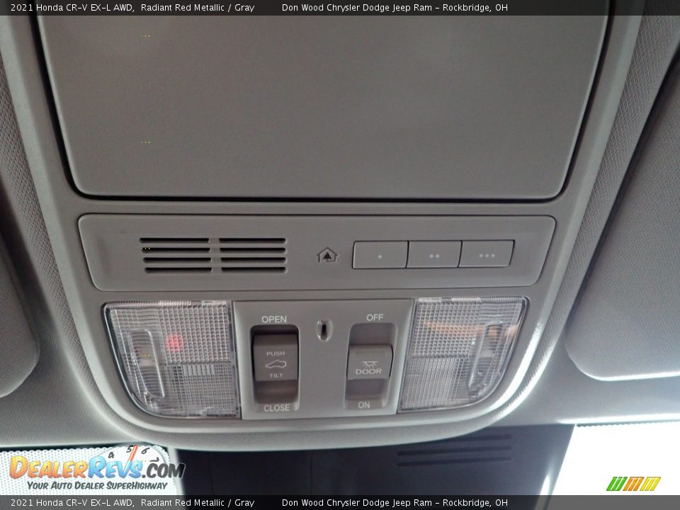 2021 Honda CR-V EX-L AWD Radiant Red Metallic / Gray Photo #23