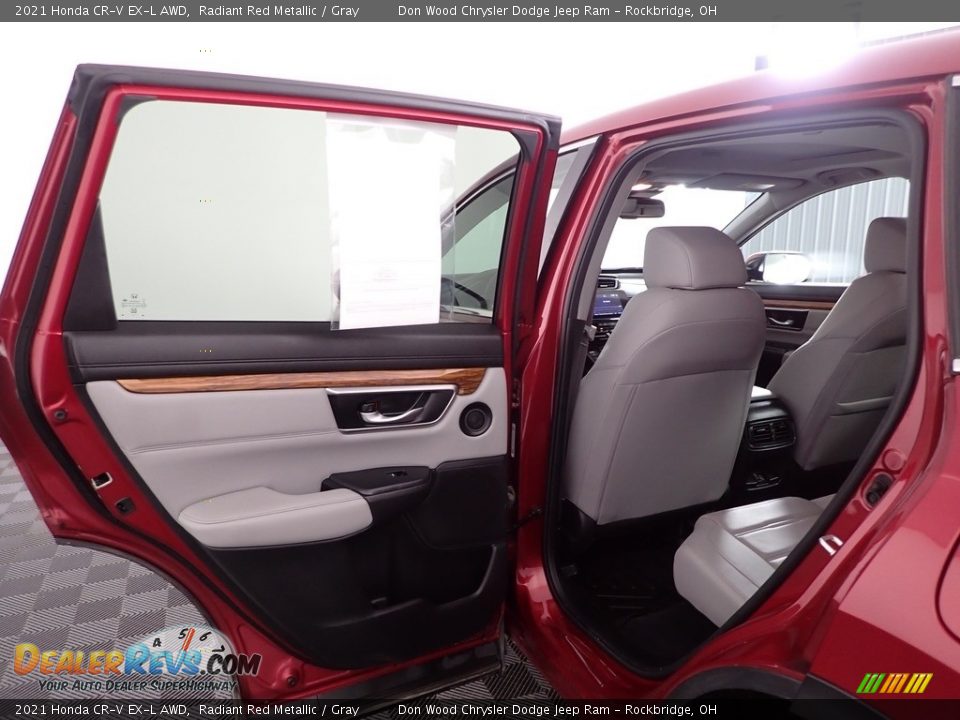 2021 Honda CR-V EX-L AWD Radiant Red Metallic / Gray Photo #25