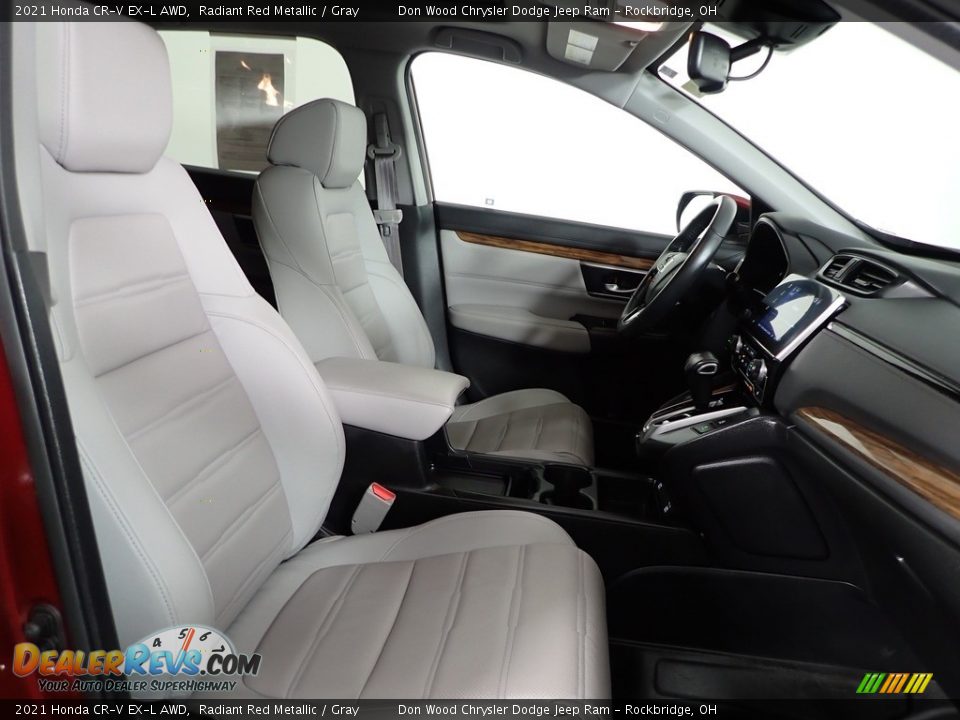 2021 Honda CR-V EX-L AWD Radiant Red Metallic / Gray Photo #29