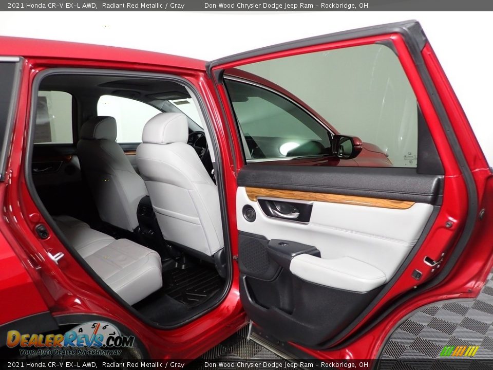 2021 Honda CR-V EX-L AWD Radiant Red Metallic / Gray Photo #30
