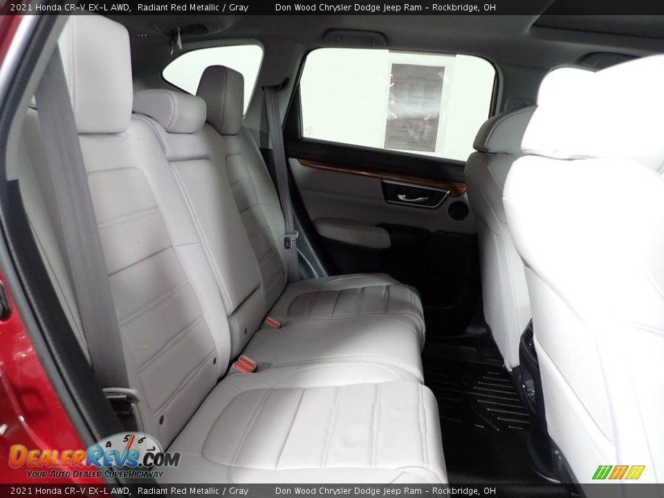 2021 Honda CR-V EX-L AWD Radiant Red Metallic / Gray Photo #31