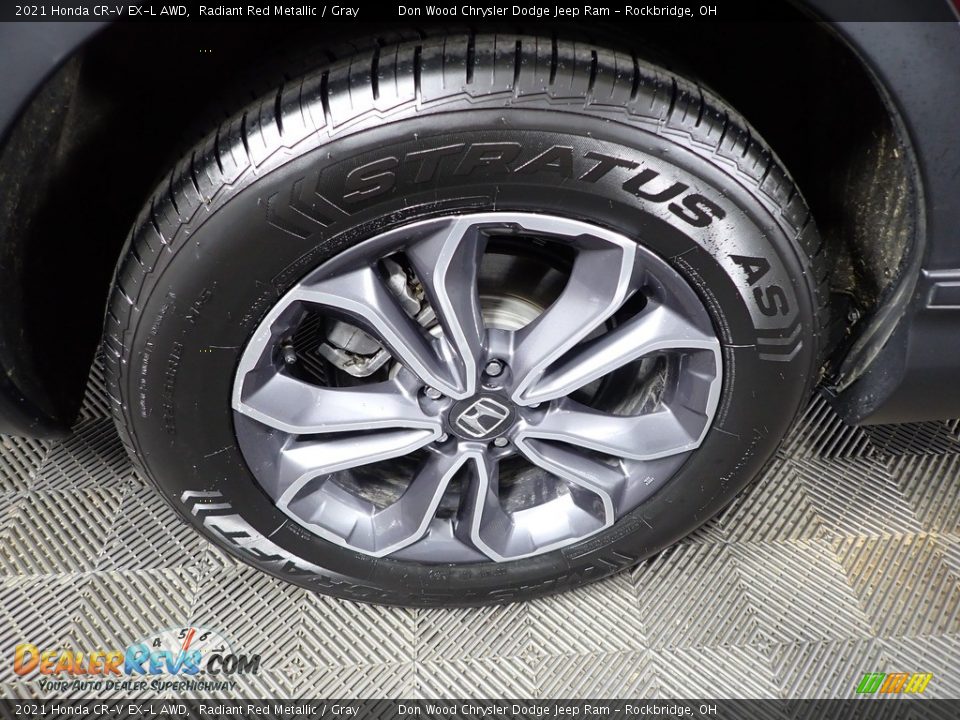 2021 Honda CR-V EX-L AWD Radiant Red Metallic / Gray Photo #32