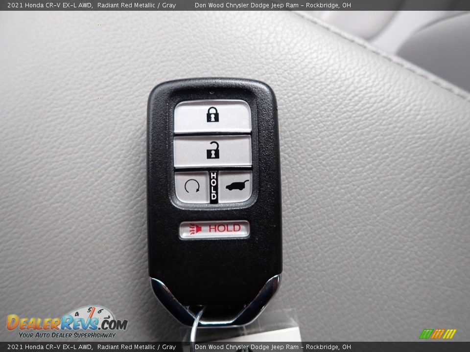 2021 Honda CR-V EX-L AWD Radiant Red Metallic / Gray Photo #34