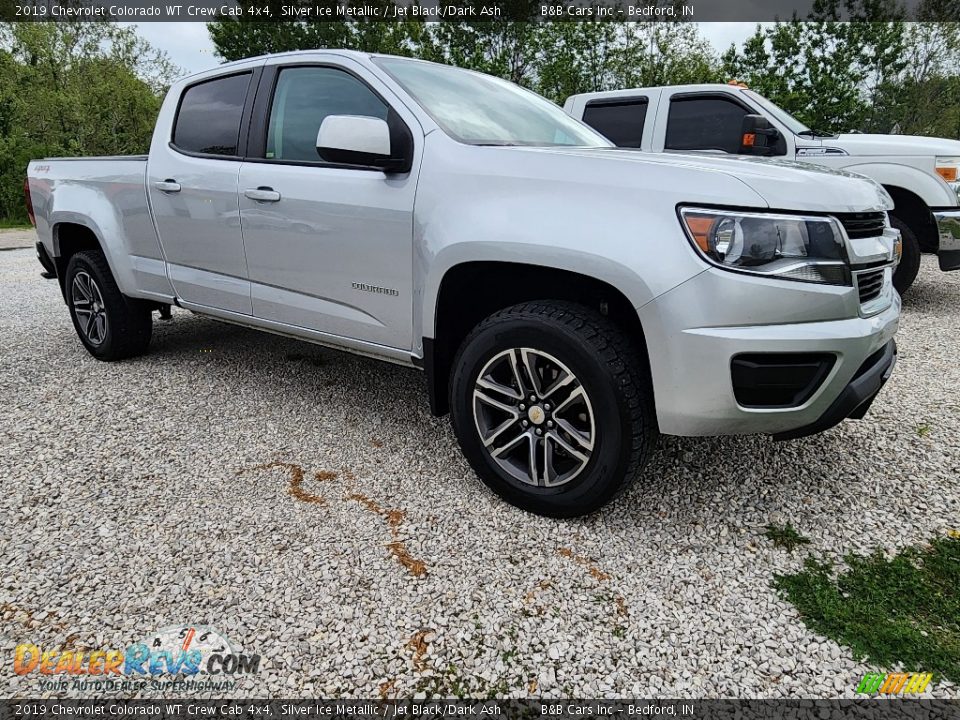 2019 Chevrolet Colorado WT Crew Cab 4x4 Silver Ice Metallic / Jet Black/Dark Ash Photo #23