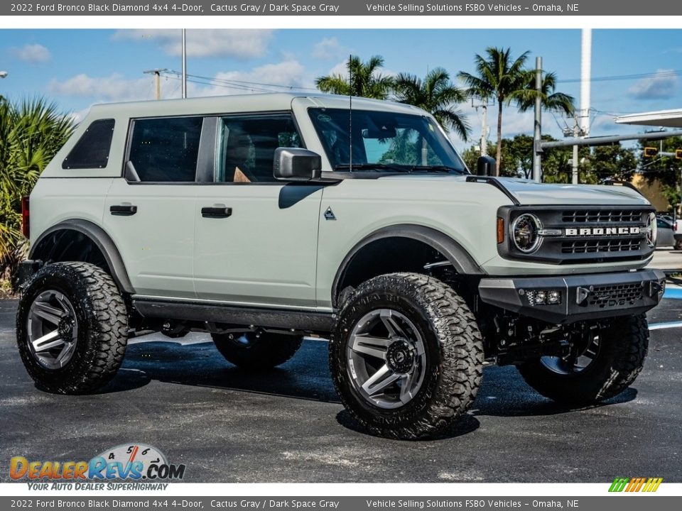 2022 Ford Bronco Black Diamond 4x4 4-Door Cactus Gray / Dark Space Gray Photo #1