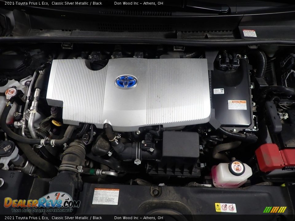 2021 Toyota Prius L Eco 1.8 Liter DOHC 16-Valve VVT-i 4 Cylinder Gasoline/Electric Hybrid Engine Photo #6