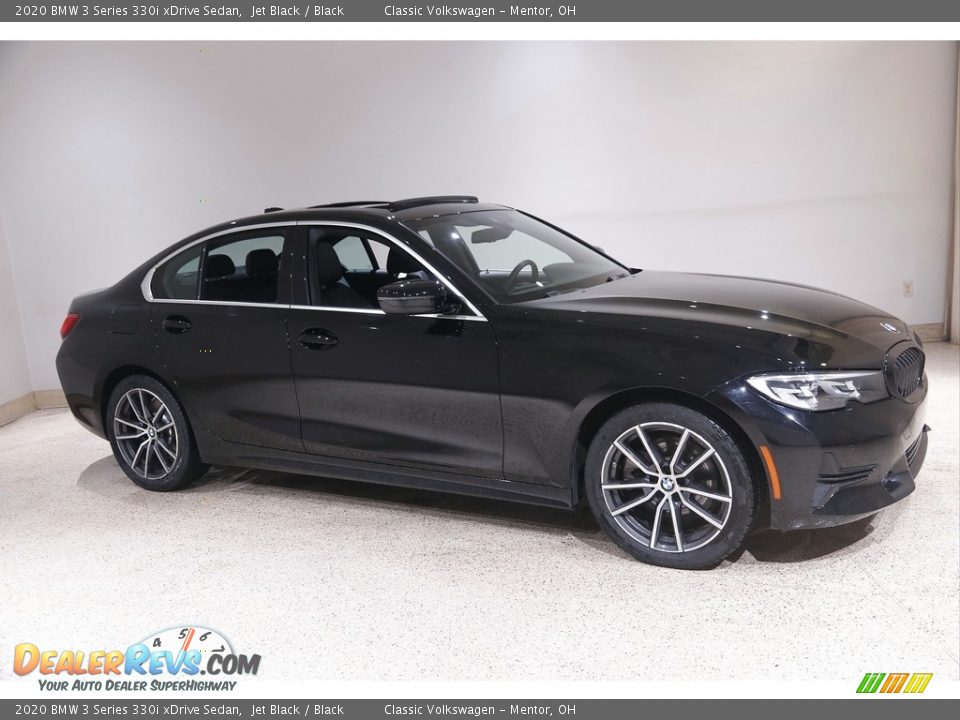 2020 BMW 3 Series 330i xDrive Sedan Jet Black / Black Photo #1