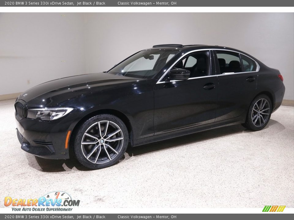 2020 BMW 3 Series 330i xDrive Sedan Jet Black / Black Photo #3