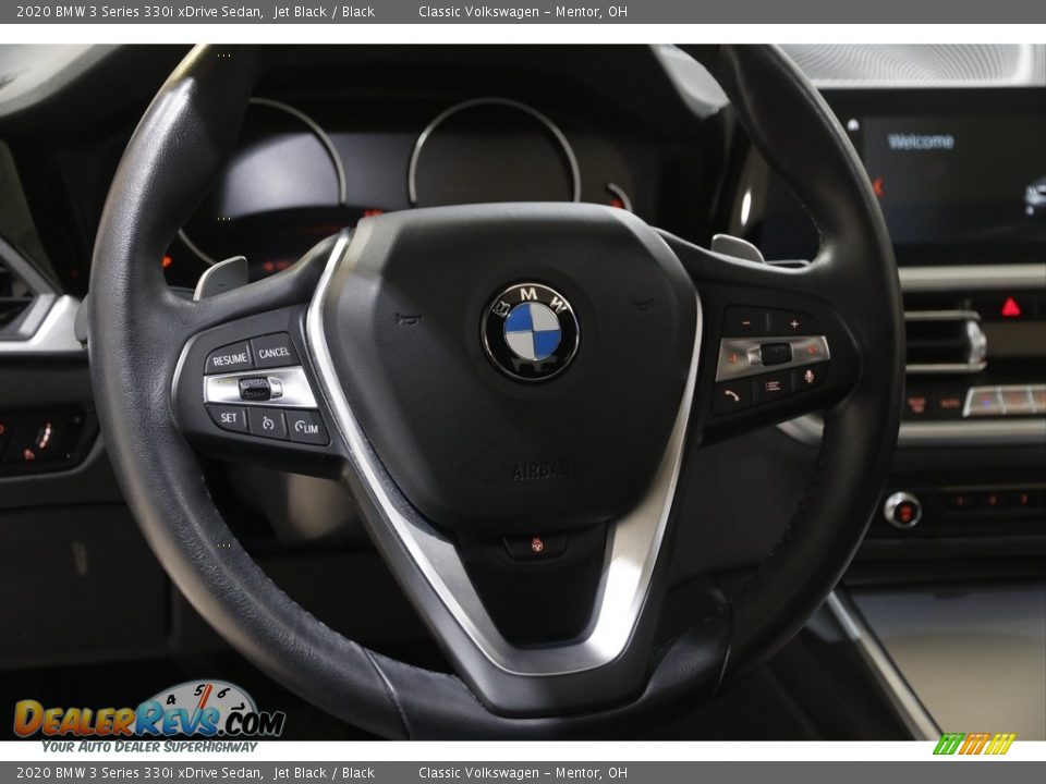 2020 BMW 3 Series 330i xDrive Sedan Jet Black / Black Photo #7