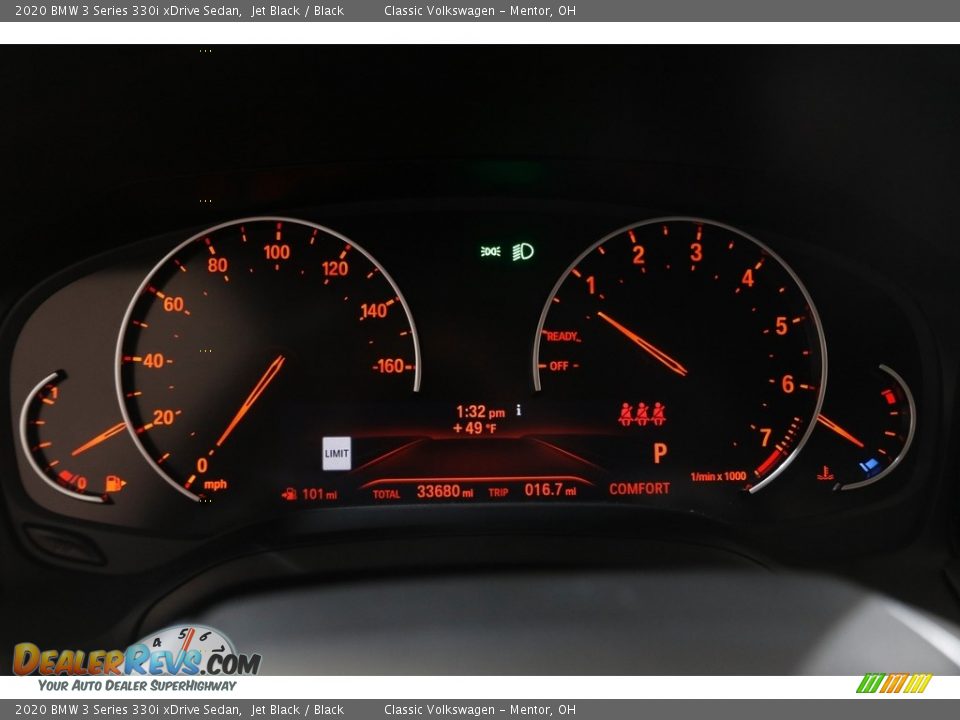 2020 BMW 3 Series 330i xDrive Sedan Jet Black / Black Photo #8