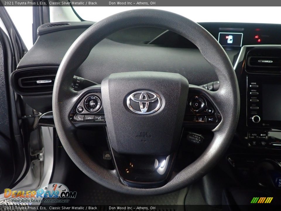 2021 Toyota Prius L Eco Steering Wheel Photo #23