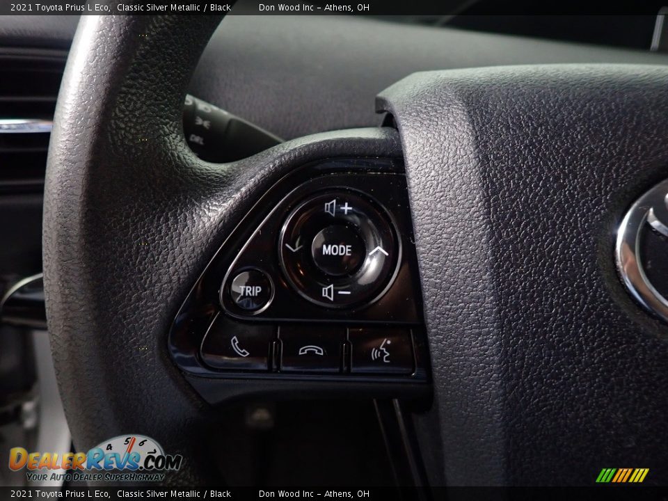 2021 Toyota Prius L Eco Steering Wheel Photo #25