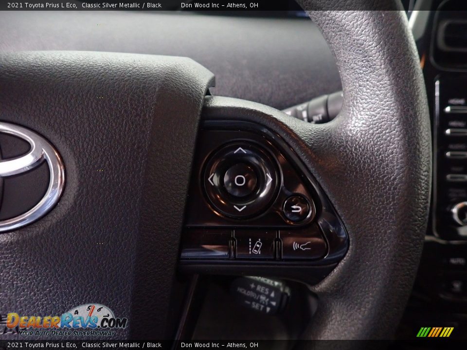 2021 Toyota Prius L Eco Steering Wheel Photo #26