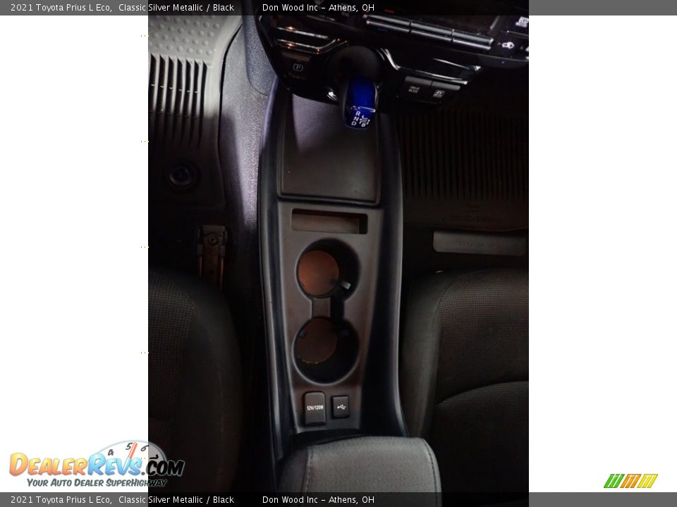 2021 Toyota Prius L Eco Classic Silver Metallic / Black Photo #27