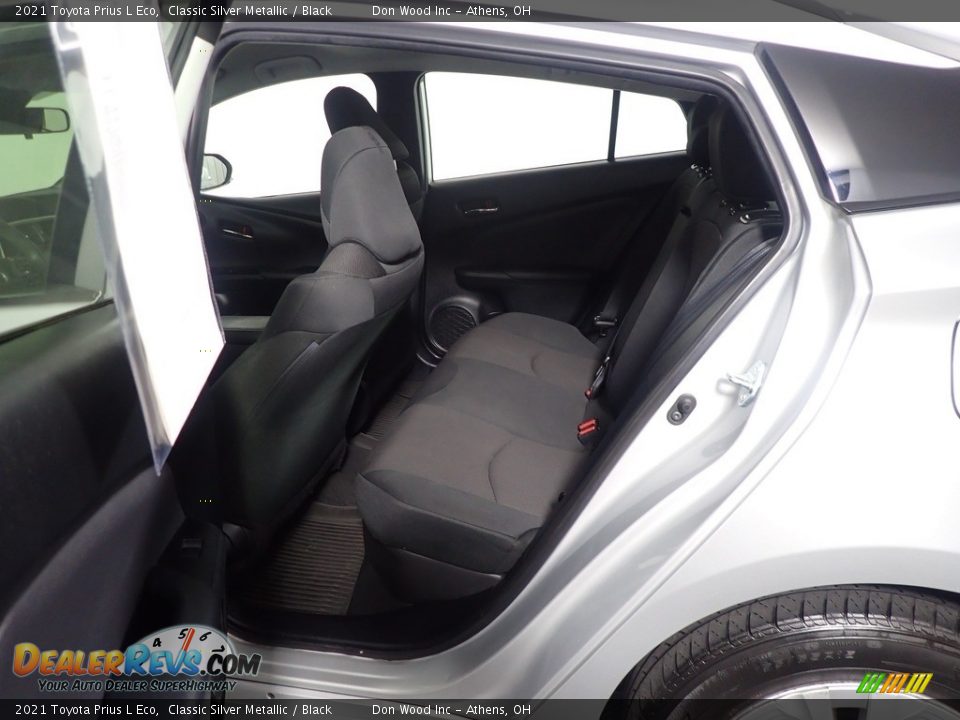 Rear Seat of 2021 Toyota Prius L Eco Photo #30