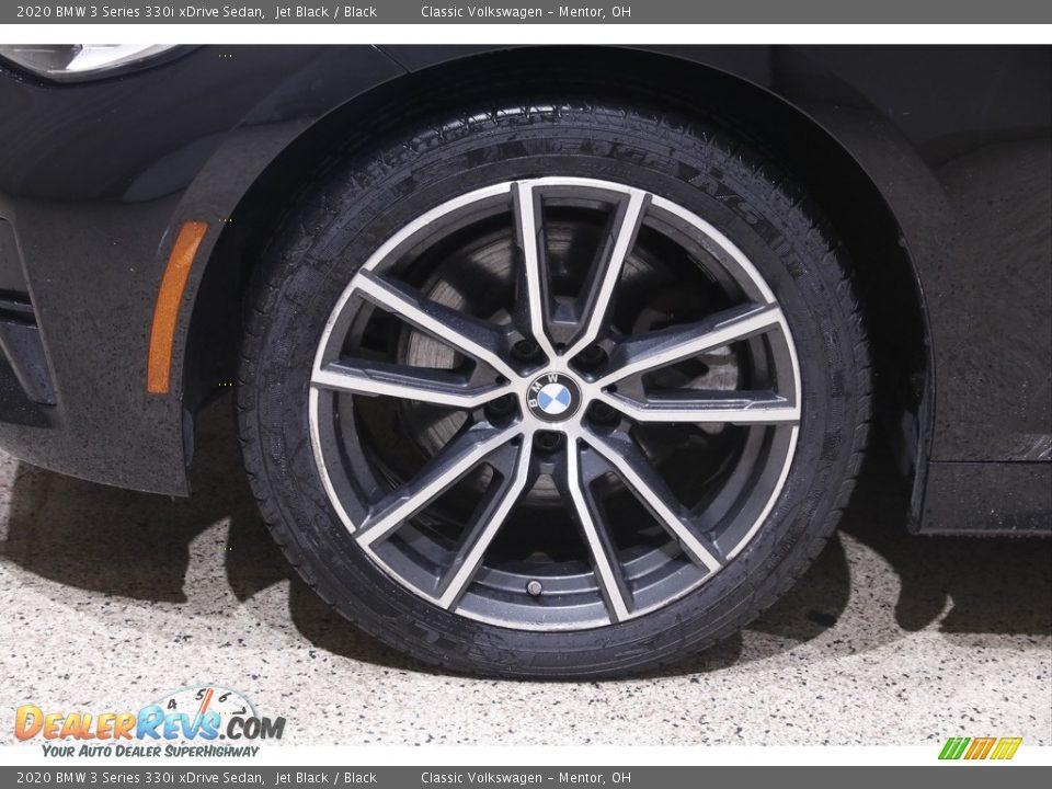 2020 BMW 3 Series 330i xDrive Sedan Jet Black / Black Photo #23
