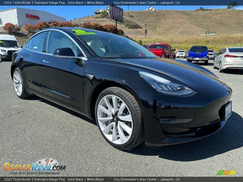 Front 3/4 View of 2020 Tesla Model 3 Standard Range Plus Photo #1