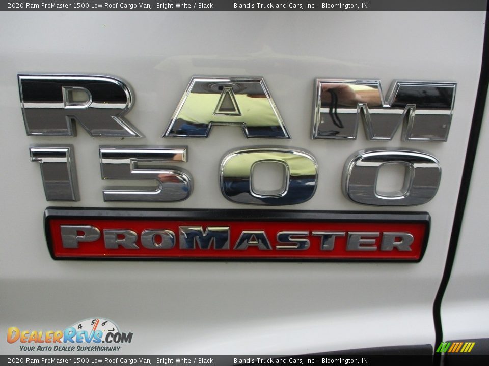 2020 Ram ProMaster 1500 Low Roof Cargo Van Bright White / Black Photo #21