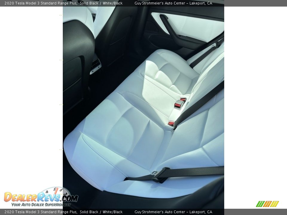 Rear Seat of 2020 Tesla Model 3 Standard Range Plus Photo #15