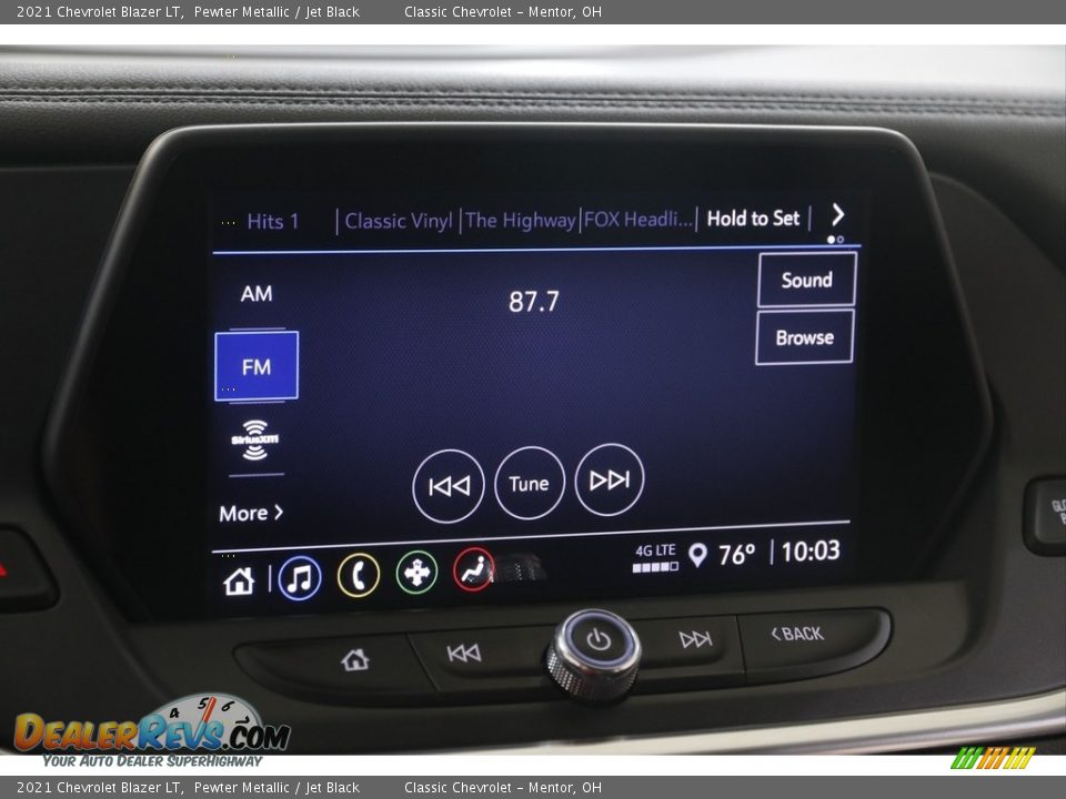 Controls of 2021 Chevrolet Blazer LT Photo #10