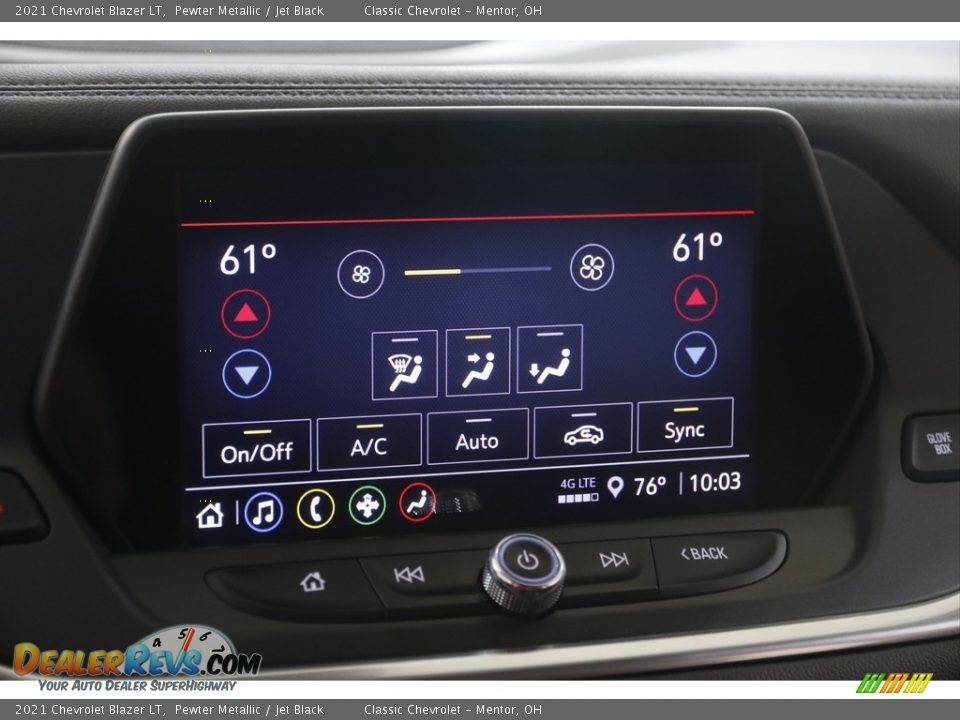 Controls of 2021 Chevrolet Blazer LT Photo #12