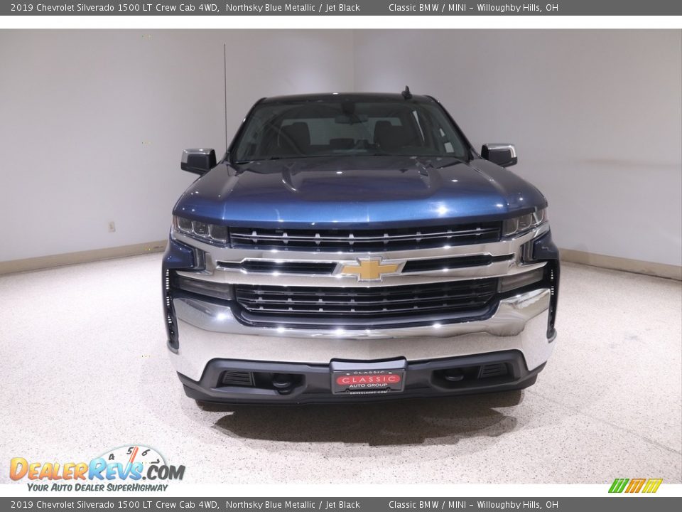 2019 Chevrolet Silverado 1500 LT Crew Cab 4WD Northsky Blue Metallic / Jet Black Photo #2