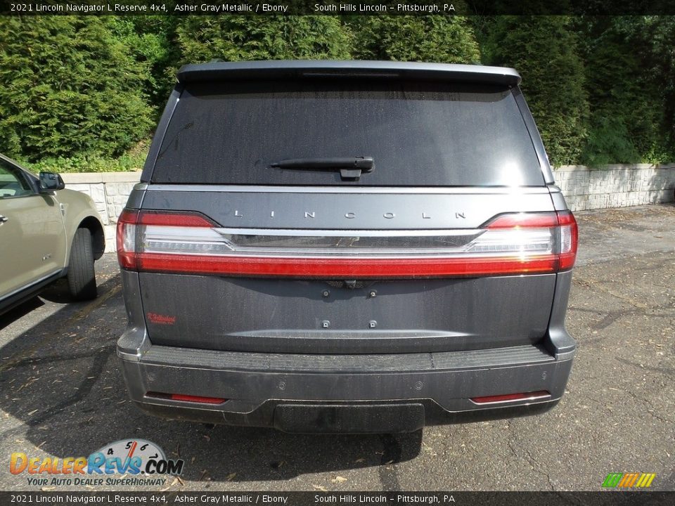 2021 Lincoln Navigator L Reserve 4x4 Asher Gray Metallic / Ebony Photo #3